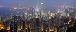 Hong Kong Skyline at Night 